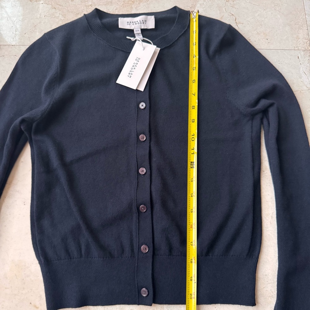 Derek Lam 10 Crosby Thibeaut Navy Cardigan Sweater size XS - Picture 13 of 15